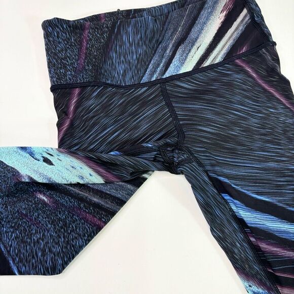 Lululemon Leggings Womens 4 Multi-Color Abstract Full-Length Mid-Rise Activewear - Picture 4 of 9